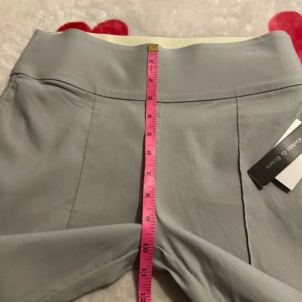 *NWT Violets & Roses Melisa High Rise Straight Pull On Pant - Picture 10 of 14